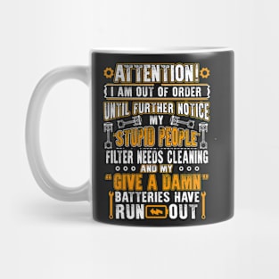 Mechanic Attention Mug